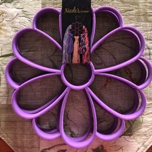 Purple Velvet Accessories Hanger